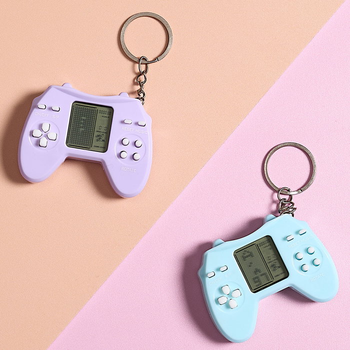 Mister Gadget Llavero Mando Arcade 26 Juegos Malva Verde Agua