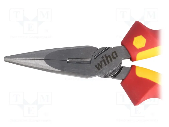 WIHA Alicates de punta de aguja con aislamiento 160 mm