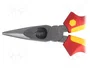 WIHA Alicates de punta de aguja con aislamiento 160 mm