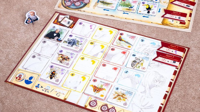 Tranjis games Juego de mesa Tras los Pasos de Darwin