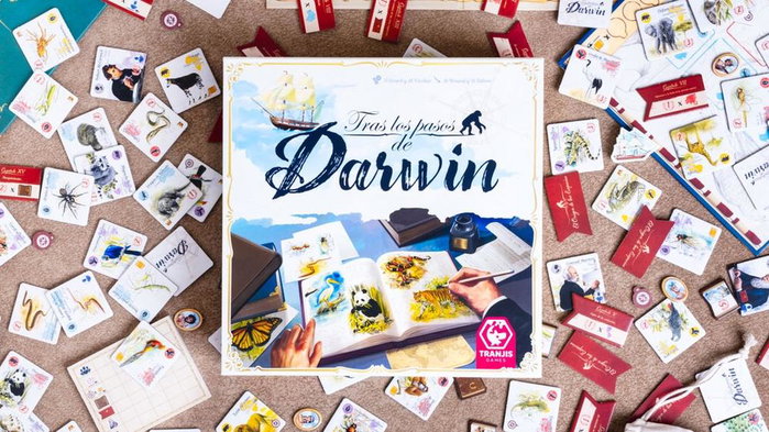 Tranjis games Juego de mesa Tras los Pasos de Darwin