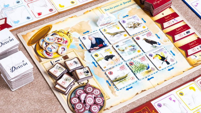 Tranjis games Juego de mesa Tras los Pasos de Darwin