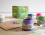 Kreul Set 8 botes de pintura para dedos MUCKI Premium wildChild de 150ml cada uno
