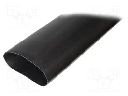 HELLERMANNTYTON Tubo termoretráctil con pegamento 115mm 1m negro