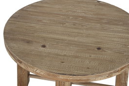 DKD Home Decor Mesita Auxiliar Alpino Marron 80 x 53.5 x 80 cm Abeto y MDF