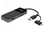 DeLOCK 64085 Adaptador USB 3.2 Gen 1 a 4K HDMI + VGA con función Splitter