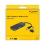 DeLOCK 64085 Adaptador USB 3.2 Gen 1 a 4K HDMI + VGA con Splitter