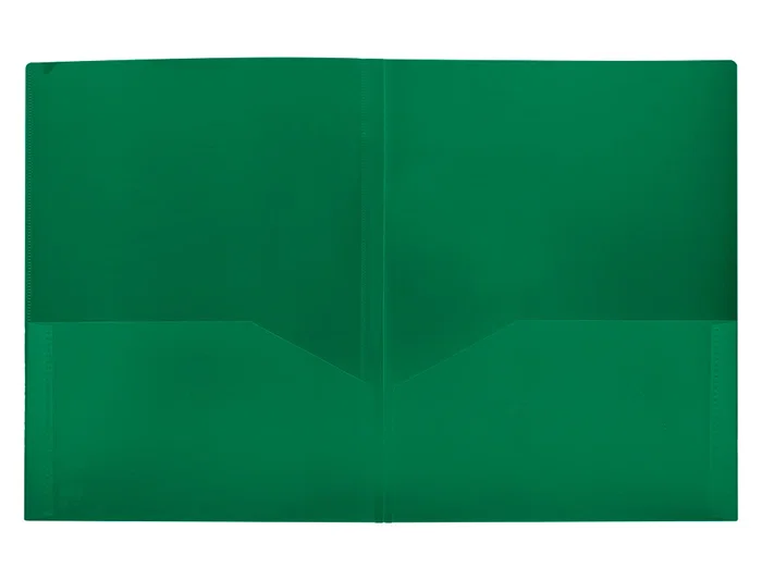 Carpeta Liderpapel 45683 Dossier Dos Bolsas Canguro Polipropileno DIN A4 Verde 10x305x235 mm