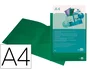 Carpeta Liderpapel 45683 Dossier Dos Bolsas Canguro Polipropileno DIN A4 Verde 10x305x235 mm