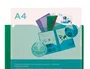 Carpeta Liderpapel 45683 Dossier Dos Bolsas Canguro Polipropileno DIN A4 Verde 10x305x235 mm