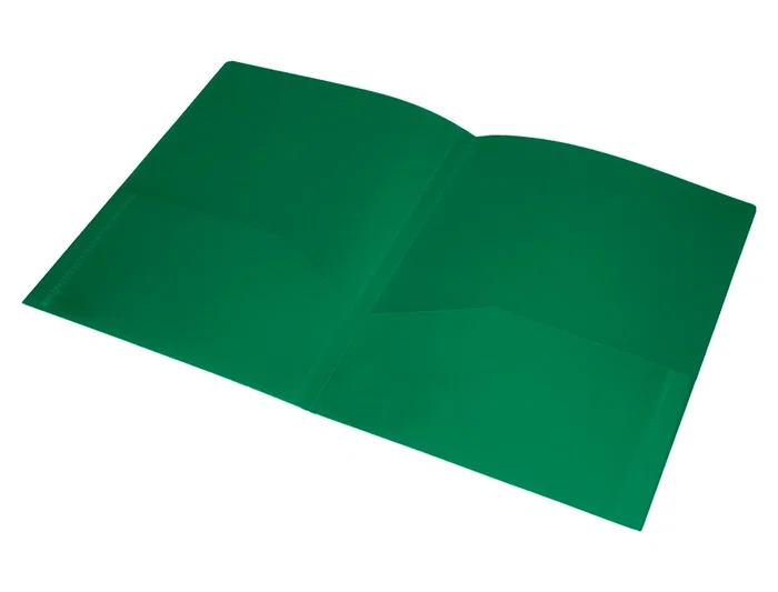 Carpeta Liderpapel 45683 Dossier Dos Bolsas Canguro Polipropileno DIN A4 Verde 10x305x235 mm