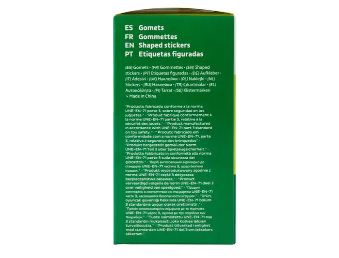 Liderpapel Gomets de abecedario redondos de 20 mm colores surtidos