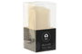 DKD Home Decor Vela LED de Cera Parafina Crema 7,5x7,5x15 cm (Pack de 16)