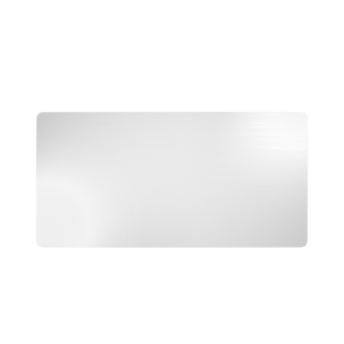 Phoenix Technologies Nature Tablero Decorativo de MDF Blanco Liso, Tratamiento Antiarañazos y UV, 150x60 cm