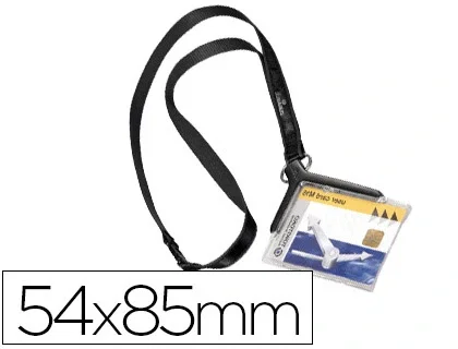 Durable Caja de 10 Identificadores Deluxe con Cinta 54x85mm Antracita
