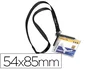 Durable Caja de 10 Identificadores Deluxe con Cinta 54x85mm Antracita