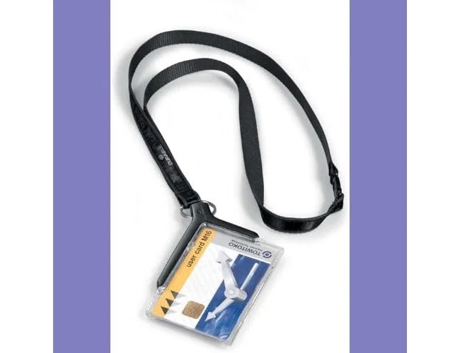 Durable Caja de 10 Identificadores Deluxe con Cinta 54x85mm Antracita Durable Caja de 10 Identificadores Deluxe con Cinta 54x85mm Antracita