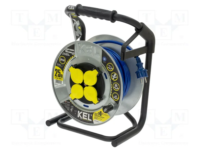 KEL Prolongador de alimentación H07BQ-F 3G1,5mm2 25m azul KEL Prolongador de alimentación H07BQ-F 3G1,5mm2 25m azul