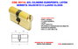 AVL Cilindro Europrofil Latón 30x40mm con Llaves CL3040