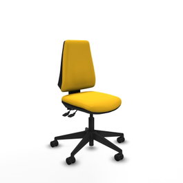 PIQUERAS Y CRESPO Silla de oficina Elche Amarillo