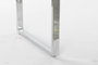DKD Home Decor Escritorio Moderno Blanco Plateado 120x55x76 cm