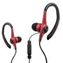 Elbe AU-107-MIC Auriculares Deportivos con Micrófono Protección IPX4 para Entrenamiento y Ocio