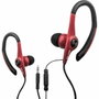 Elbe AU-107-MIC Auriculares Deportivos con Micrófono Rojos y Negros
