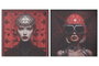 DKD Home Decor Cuadro Lienzo 120x120 Fotoimpreso Surtido de 2 Unidades