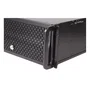UNYKAch Chasis Rack 4U 19" UK 4129 Negro - Estante Servidor ATX con Cierre Frontal de Llave, Filtro Anti-Polvo y 2 Puertos USB 2.0