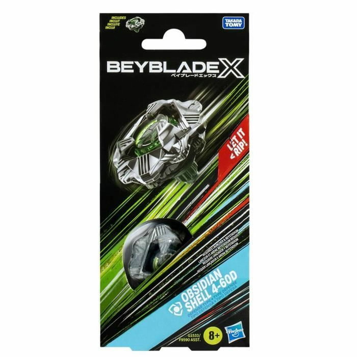 Hasbro Beyblade X Obsidian Shell 4-60D Kit de Refuerzo
