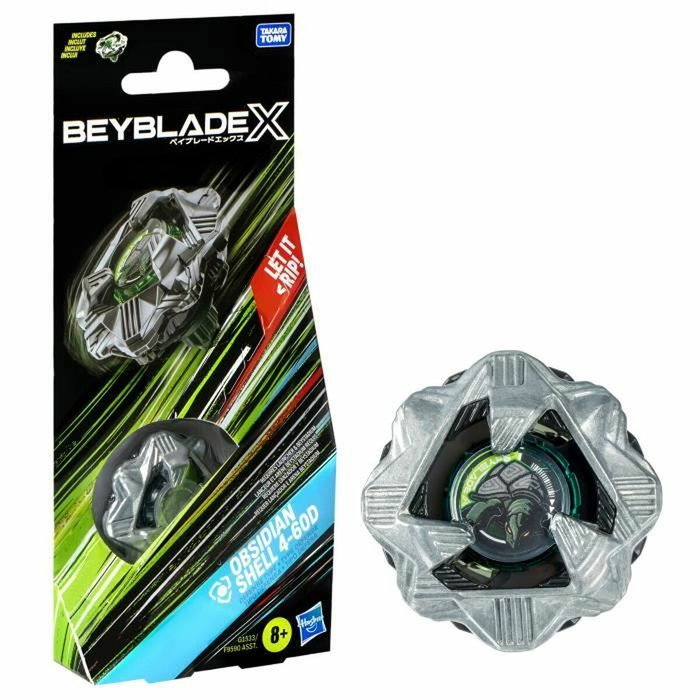 Hasbro Beyblade X Obsidian Shell 4-60D Kit de Refuerzo