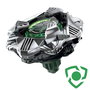 HASBRO Beyblade X Juego Kit de Refuerzo Obsidian Shell 4-60D Beyblade X +8 años