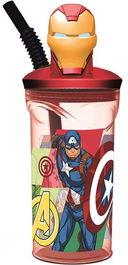 Stor Vaso Figurita 3D Avengers Seven Wonders Iron Man 360 ml