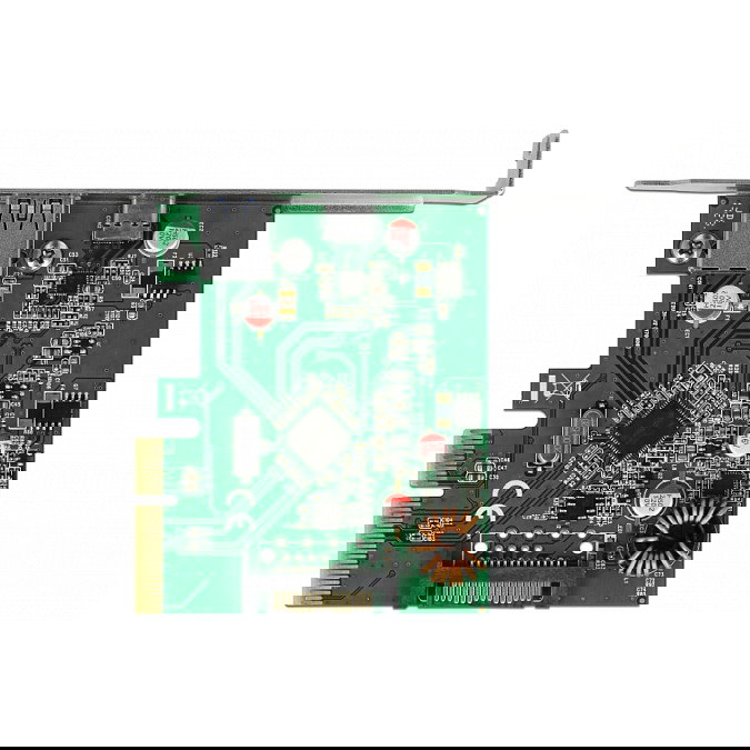 DeLOCK Tarjeta PCIe Express USB 3.2 Gen 1 (90299) x4 con 1x USB-C 3.1 Gen2 + 1x USB-A 3.1 Gen2, 10 Gbit/s, Interna, Chip Asmedia ASM3142