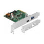 DeLOCK 90299 Tarjeta PCIe x4 con 1x USB Type-C y 1x USB Type-A USB 3.2 Gen 2