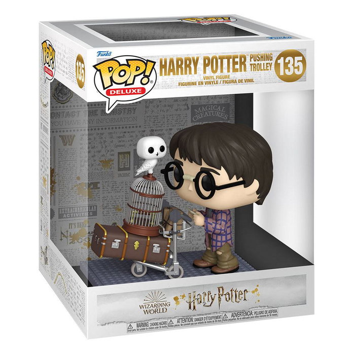 Funko POP! Deluxe Harry Potter Anniversary Harry Pushing Trolley