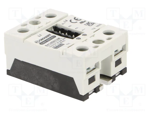 CROUZET GN2 Relé de semiconductor monofásico 25A 24-280VAC CROUZET GN2 Relé de semiconductor monofásico 25A 24-280VAC