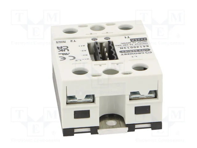 CROUZET GN2 Relé de semiconductor monofásico 25A 24-280VAC CROUZET GN2 Relé de semiconductor monofásico 25A 24-280VAC