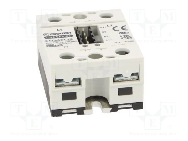 CROUZET GN2 Relé de semiconductor monofásico 25A 24-280VAC CROUZET GN2 Relé de semiconductor monofásico 25A 24-280VAC