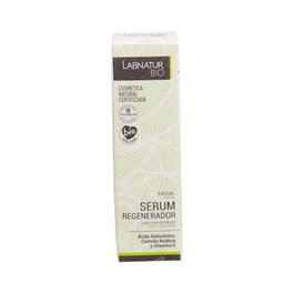 Labnatur Bio Serum Facial Regenerador con Centella Asiática 30ml - Reduce Arrugas, Reafirma - Certificado Bio - Con Ácido Hialurónico, Aloe Vera y Karité