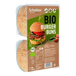 SCHNITZER Panecillo Hamburguesa Sin Gluten 4 Unidades x 62.5 G