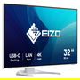 EIZO FlexScan EV3240X-WT Monitor IPS 31.5 Pulgadas (80 cm) 4K UHD 3840x2160 USB-C 94W, HDMI, DisplayPort, Altavoces, Blanco