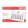 Dohe Calendario de Sobremesa Faldilla 30x21cm Números Grandes 2026