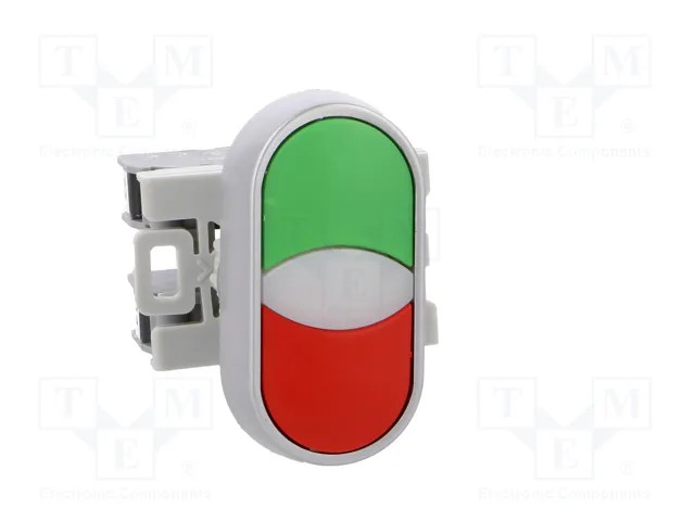 SPAMEL Interruptor doble ST22 22mm NA x2 negro/verde SPAMEL Interruptor doble ST22 22mm NA x2 negro/verde