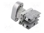 SPAMEL Interruptor doble ST22 22mm NA x2 negro/verde