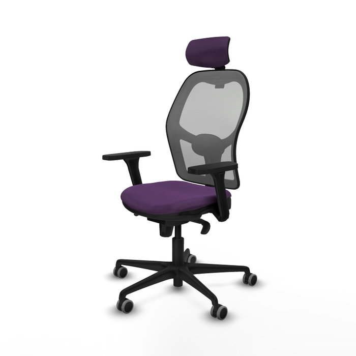 PIQUERAS Y CRESPO Silla de oficina Jorquera Morado y Gris