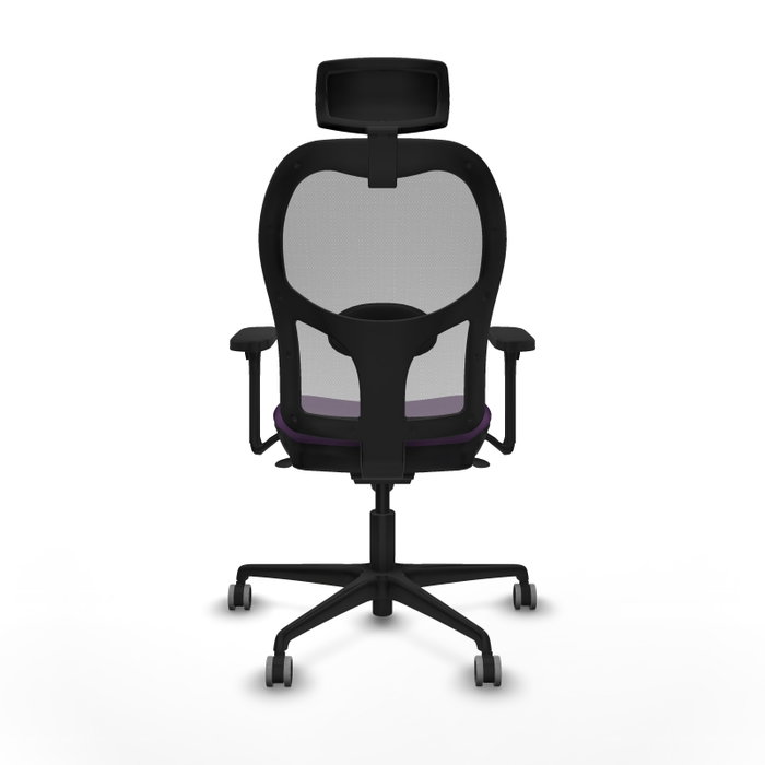 PIQUERAS Y CRESPO Silla de oficina Jorquera Morado y Gris