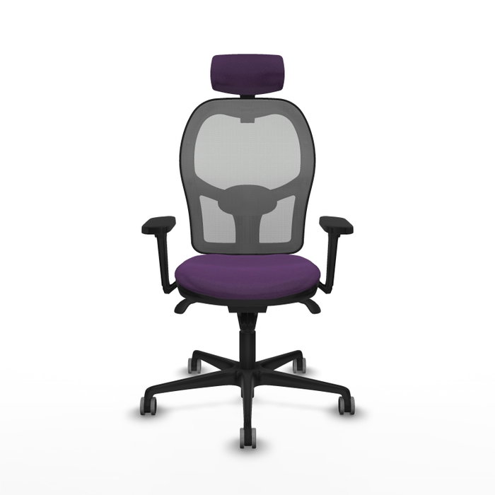 PIQUERAS Y CRESPO Silla de oficina Jorquera Morado y Gris
