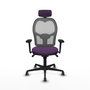 PIQUERAS Y CRESPO Silla de oficina Jorquera Morado y Gris