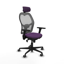 PIQUERAS Y CRESPO Silla de oficina Jorquera Morado y Gris